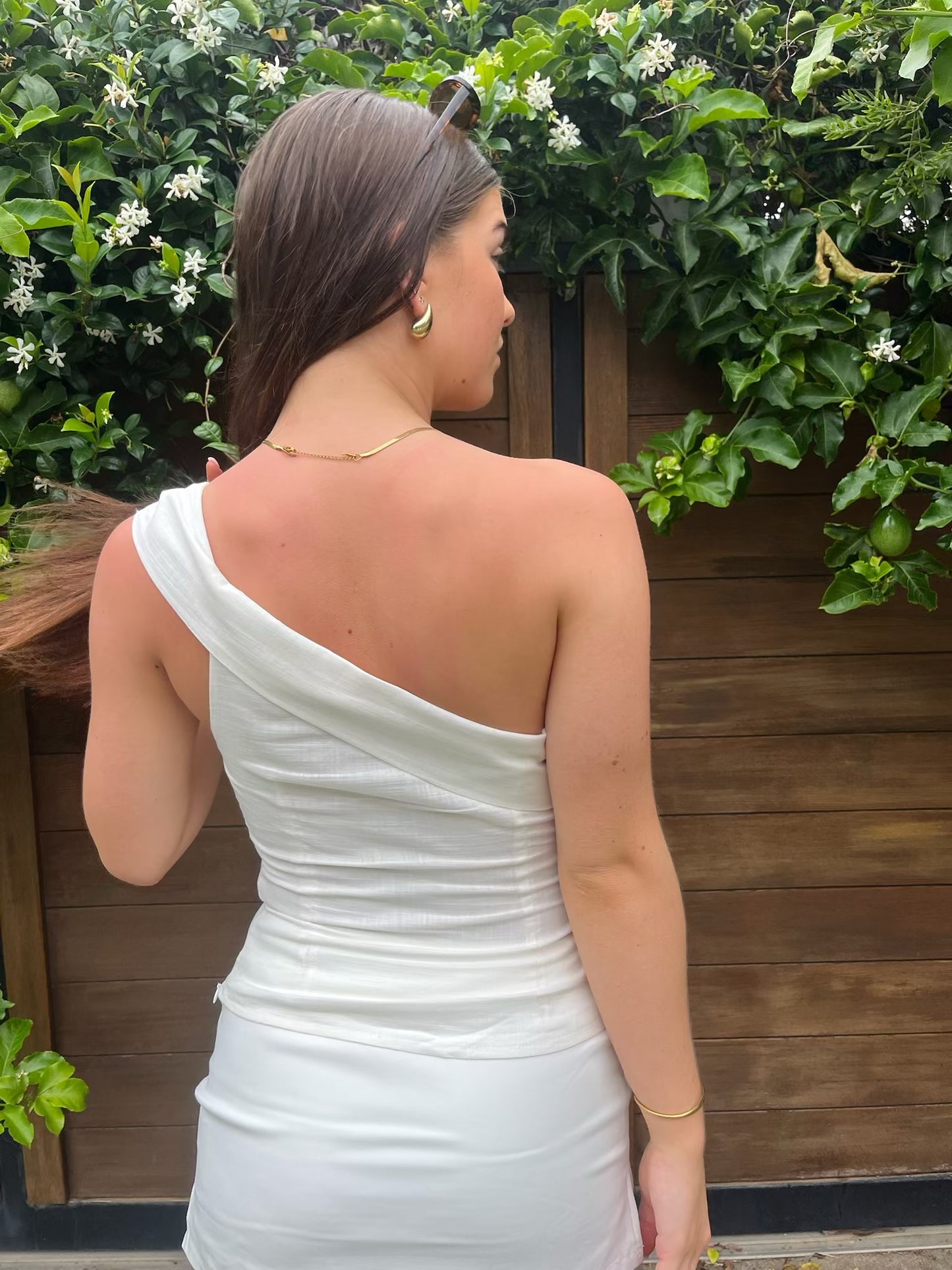 Sunset One Shoulder Top
