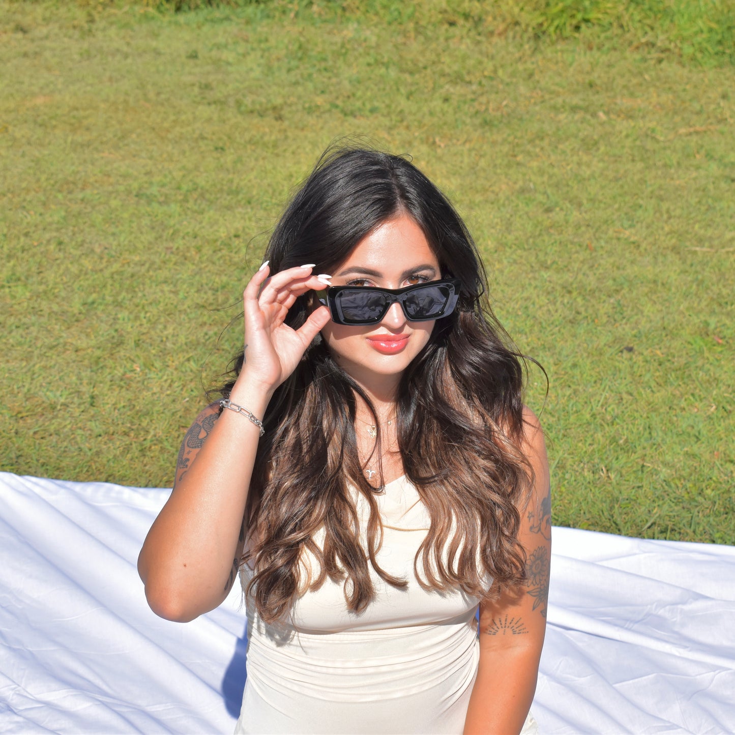Rose Oversized Sunglasses