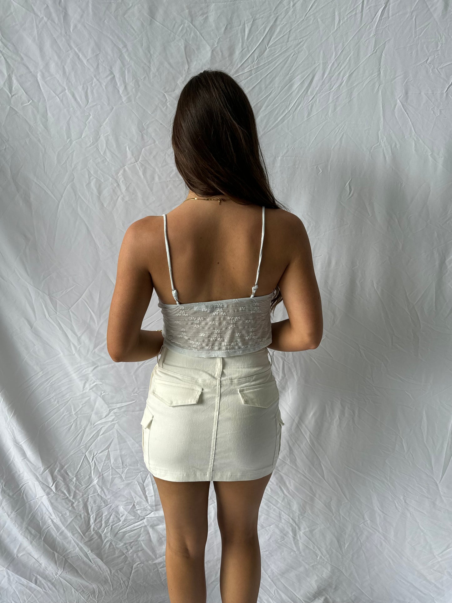 Sunrise Crop - Baby Blue