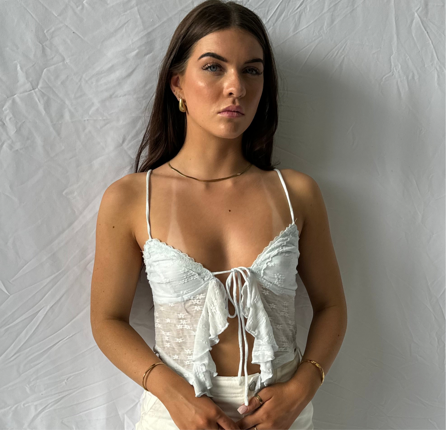 Sunrise Crop - Baby Blue