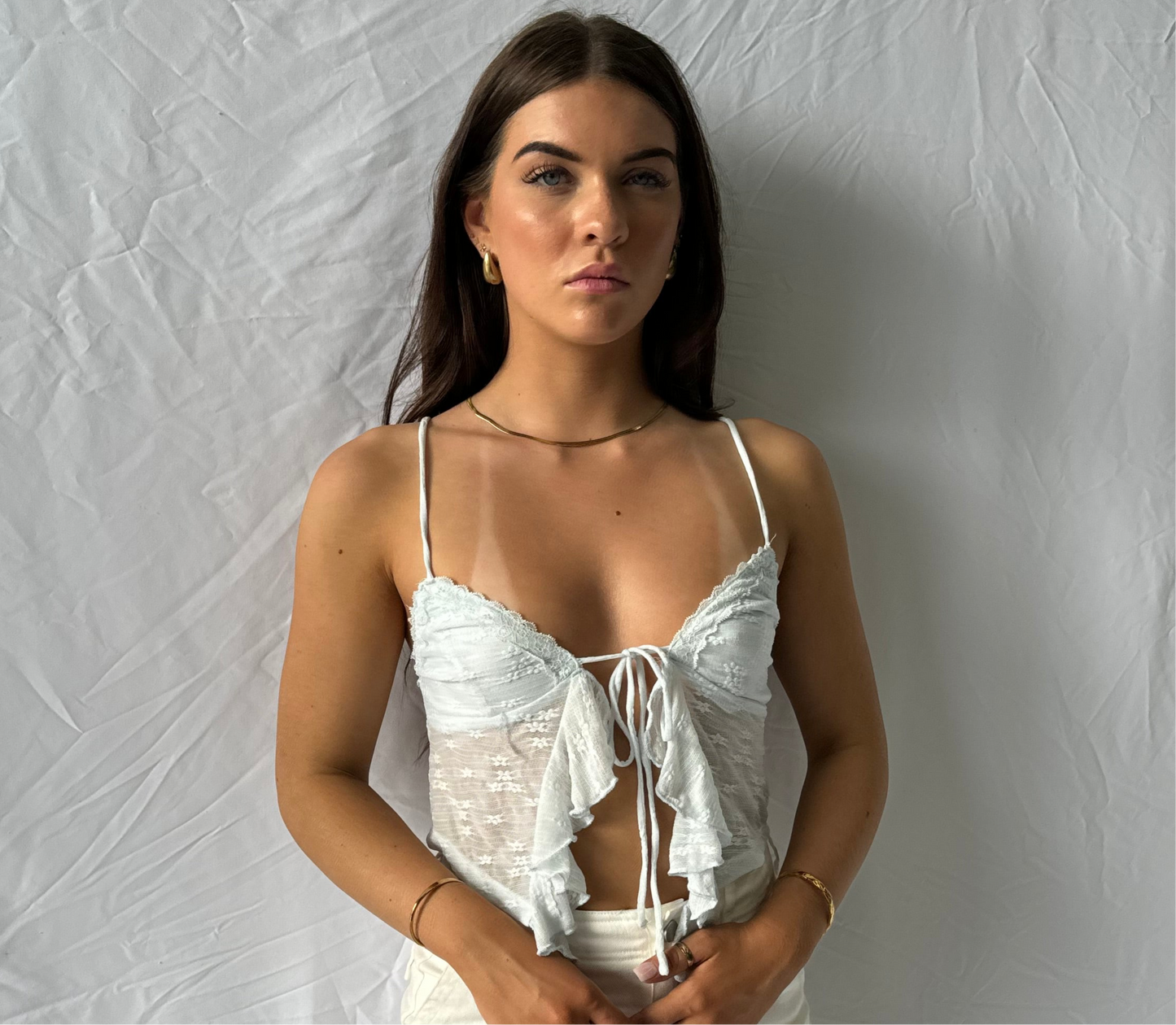 🎁 Sunrise Crop - Baby Blue (100% off)