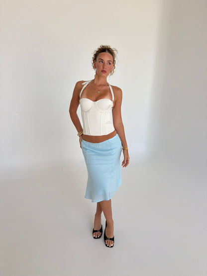 Maui Midi Skirt - Baby Blue