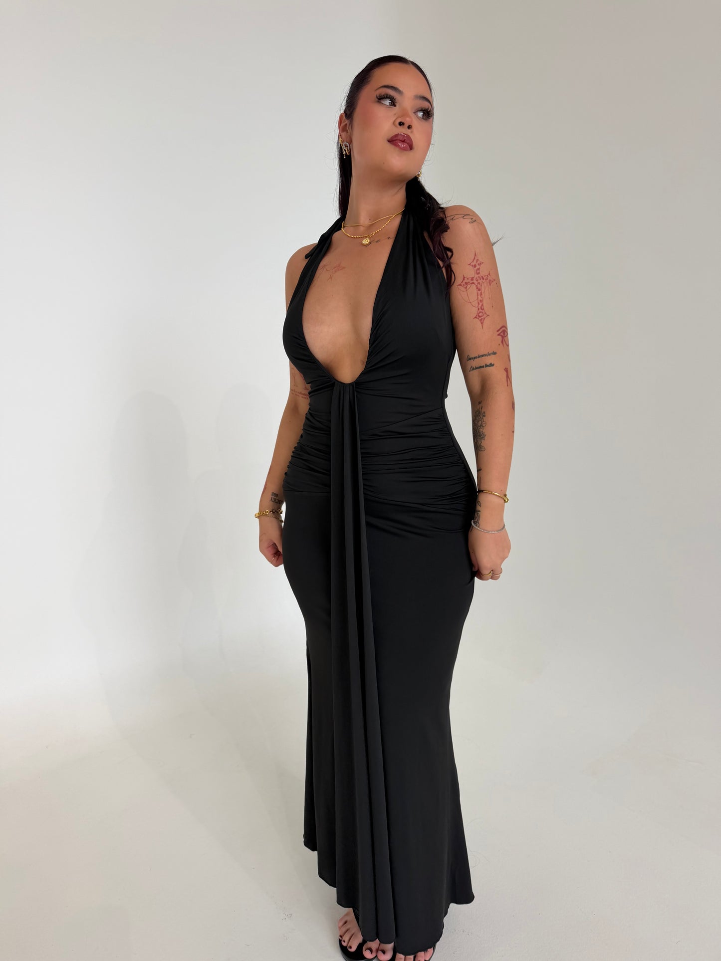 Dusk Maxi Dress - Black