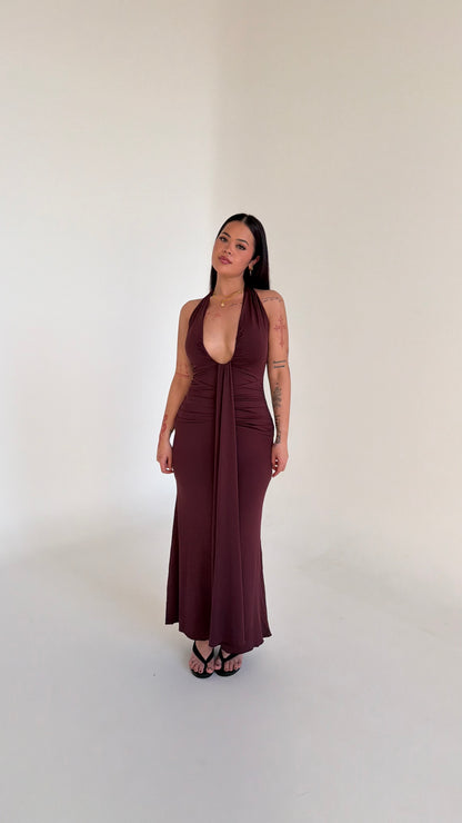 Dusk Maxi Dress - Cherry