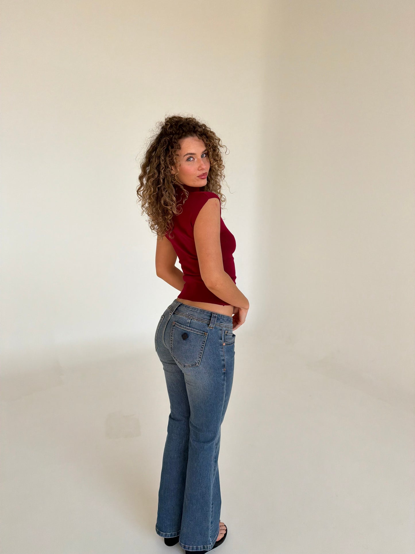 Colette Top - Burgundy