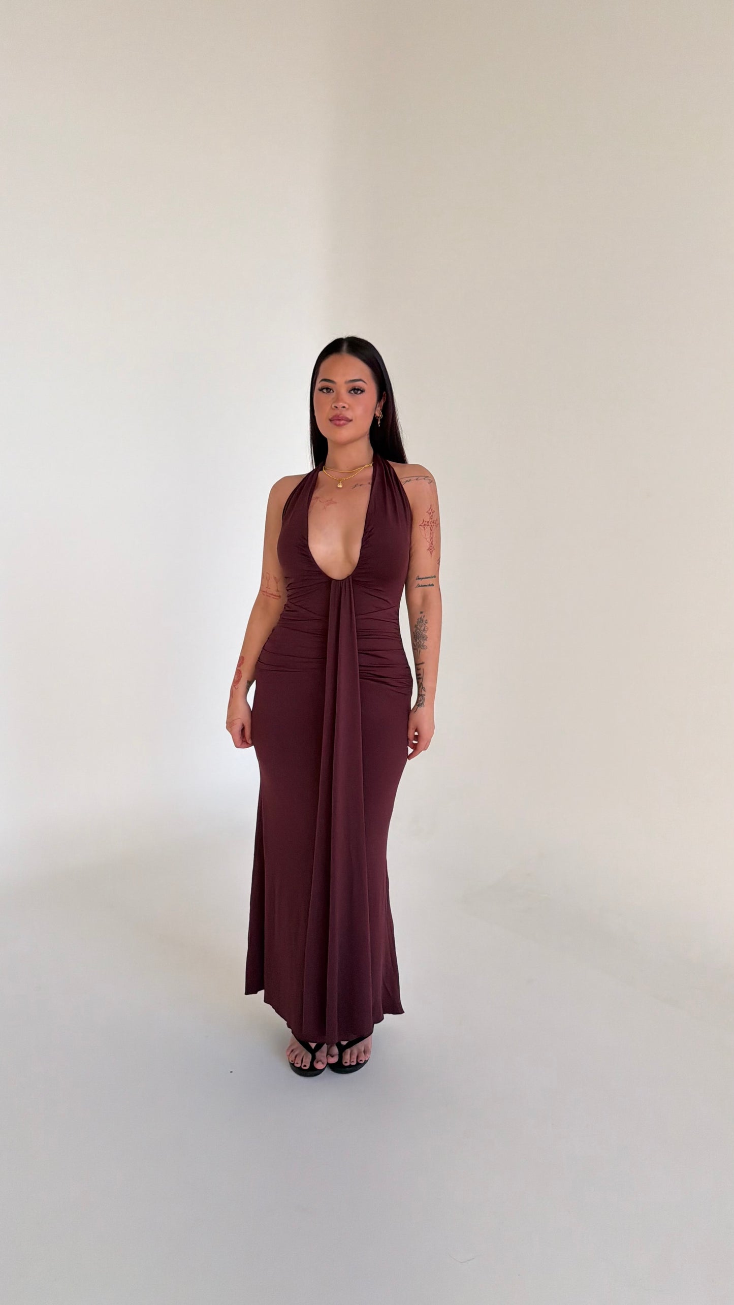 Dusk Maxi Dress - Cherry