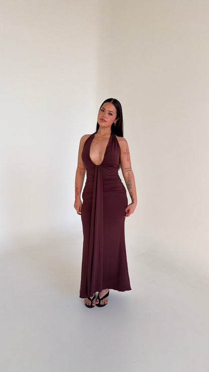 Dusk Maxi Dress - Cherry