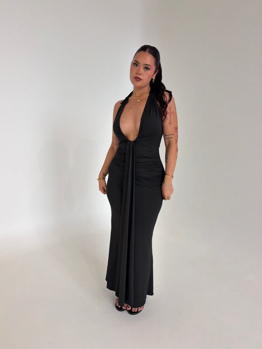 Dusk Maxi Dress - Black