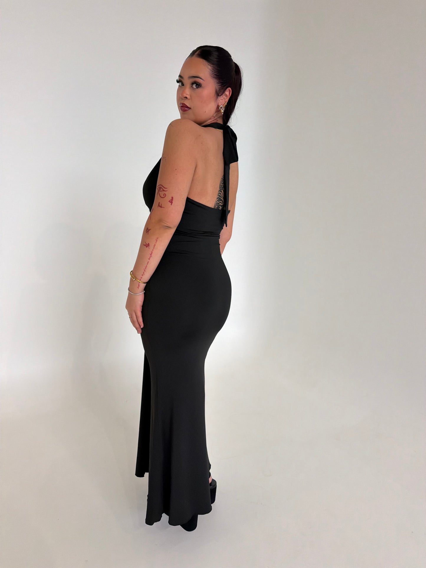 Dusk Maxi Dress - Black