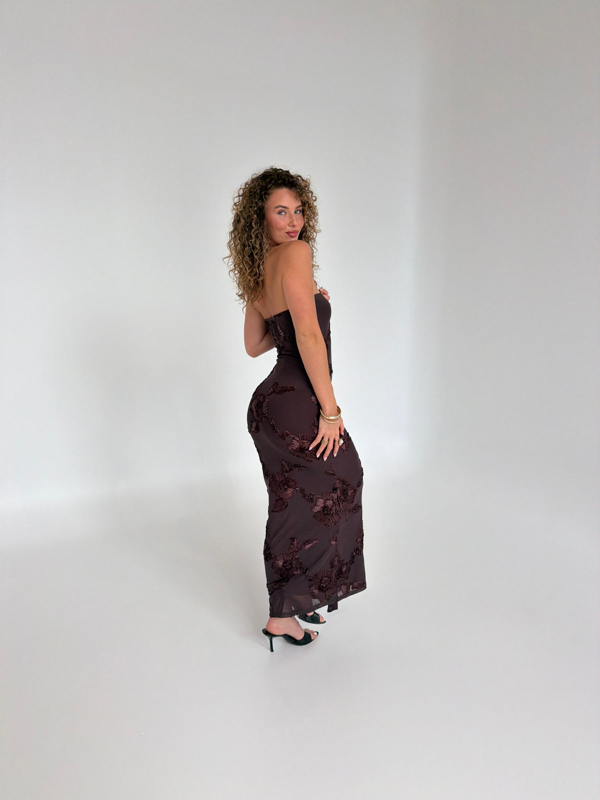 Flora Strapless Maxi Dress