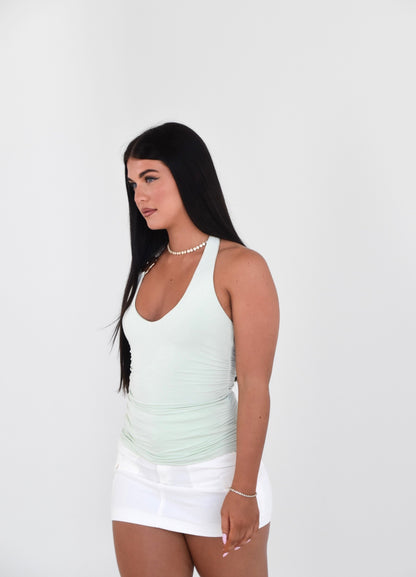 Cayman Halter Tie Up Top