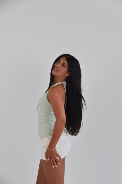 Cayman Halter Tie Up Top