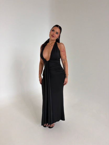 Dusk Maxi Dress - Black