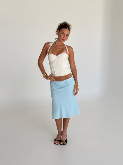 Maui Midi Skirt - Baby Blue
