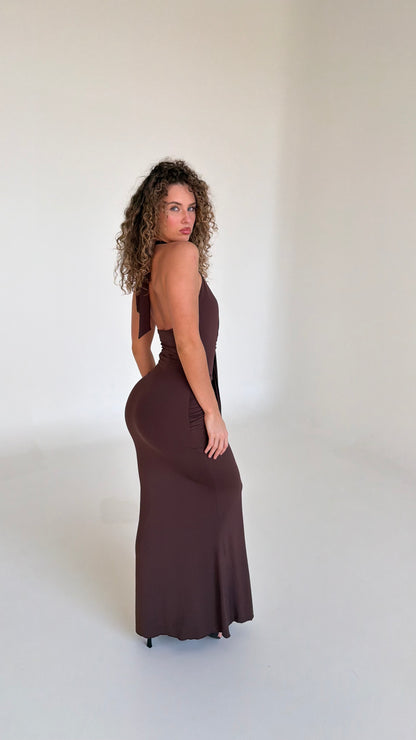 Dusk Maxi Dress - Chocolate