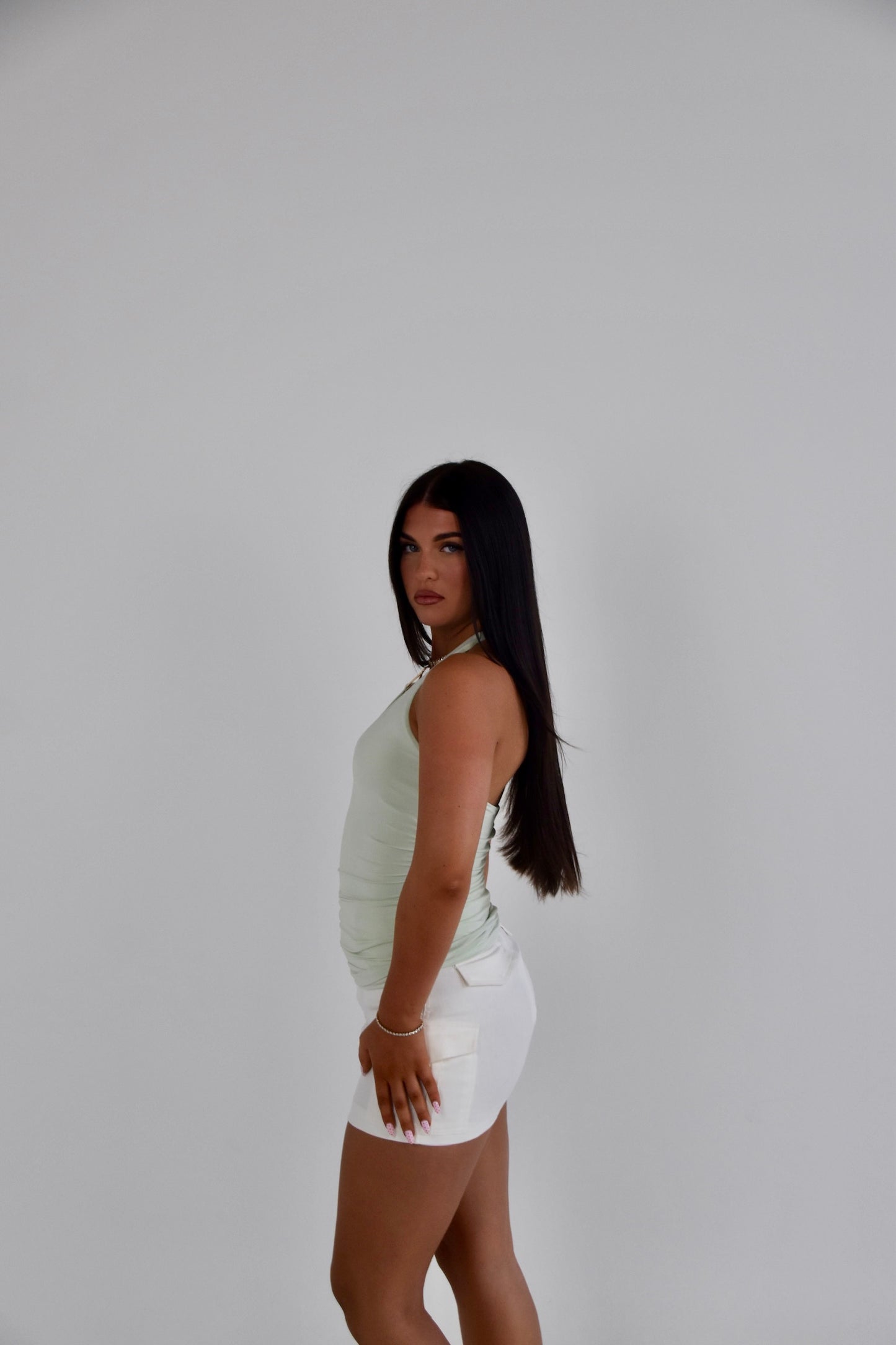 Cayman Halter Tie Up Top