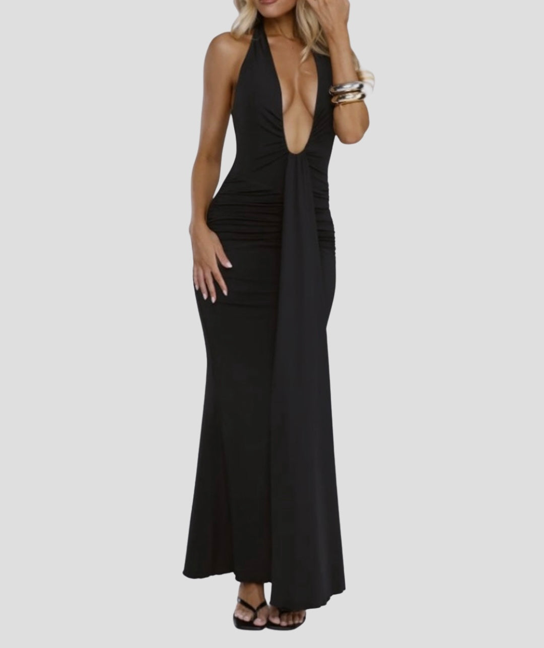 Dusk Maxi Dress - Black